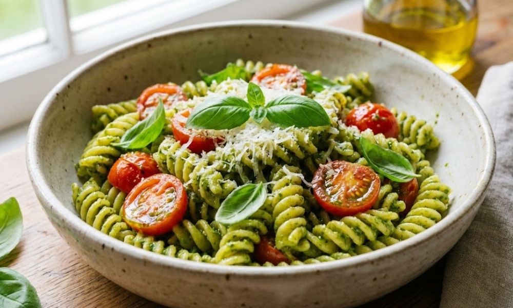 Testenina sa pesto sosom