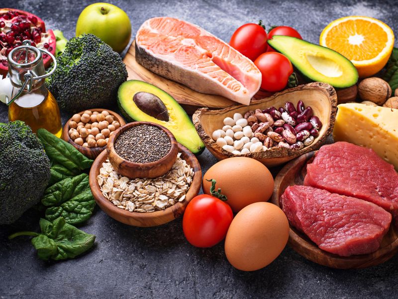 prikaz zdravih namirnice za plodnost