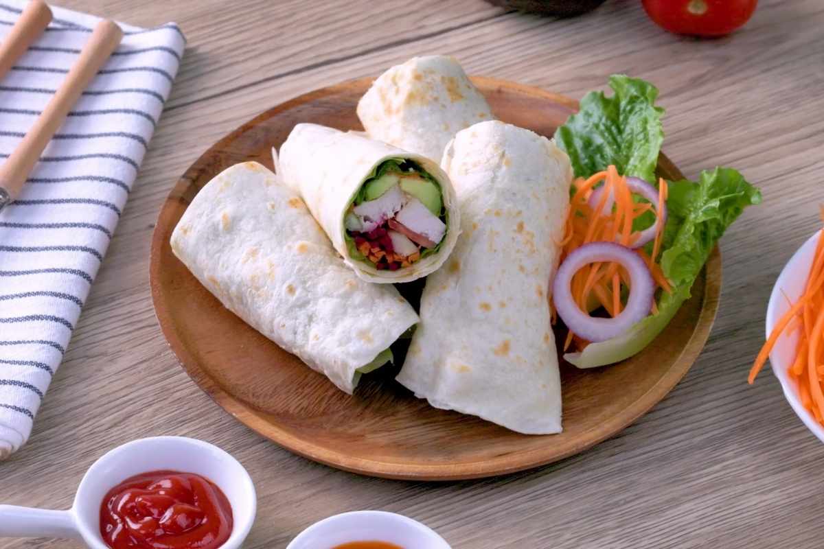 ćureća tortilja sa povrćem 